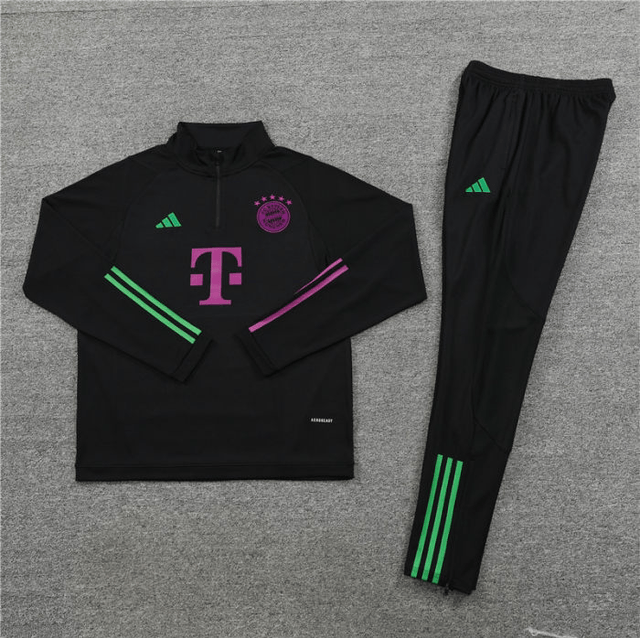 Adulte Football-Club Bayern München 2023-2024 Quick Dry Casual noir