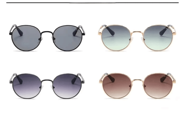 Lunette LSVN monture texturée métal, verres dégradés, luxe et qualité 1:1