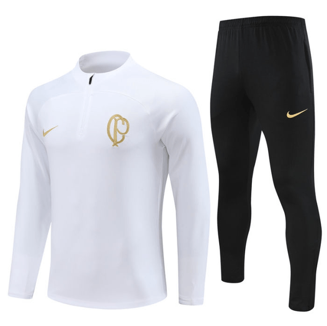 Adulte Sport Club Corinthians Paulista 2023-2024 Quick Dry Casual blanc