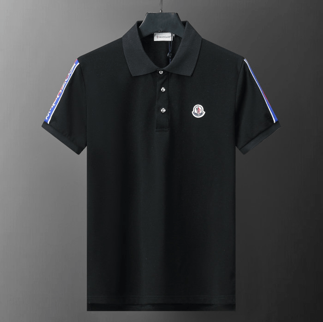 Polo MCLR à manches courtes décontracté simple pour hommes d'été