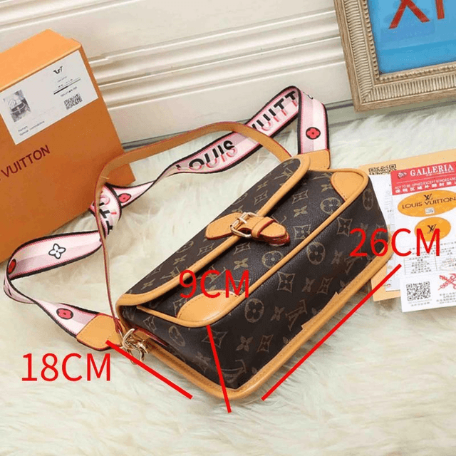 Sac LS VN à bandoulière Diane pour femme marron