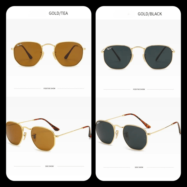 Lunette RB stylé et tendance monture ronde mixte