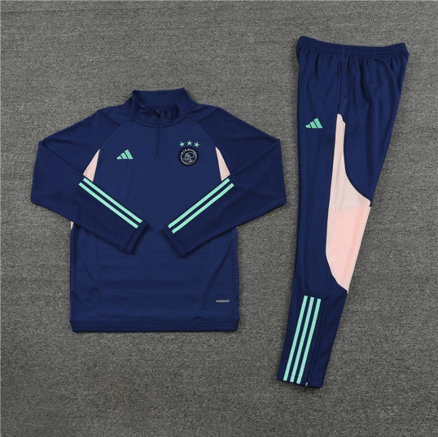 Adulte AFC Ajax 2023-2024 Quick Dry Casual bleu