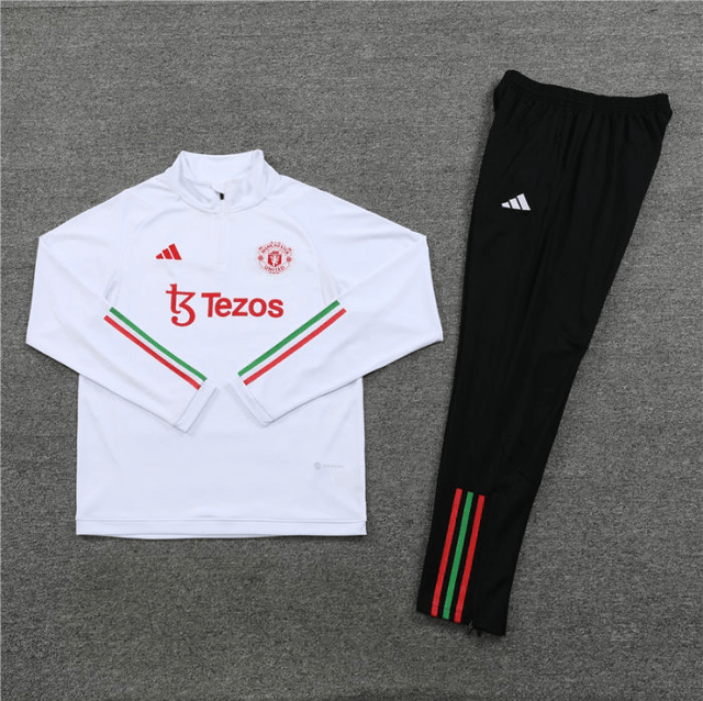 Adulte Manchester United F.C.2023-2024 Quick Dry Casual blanc
