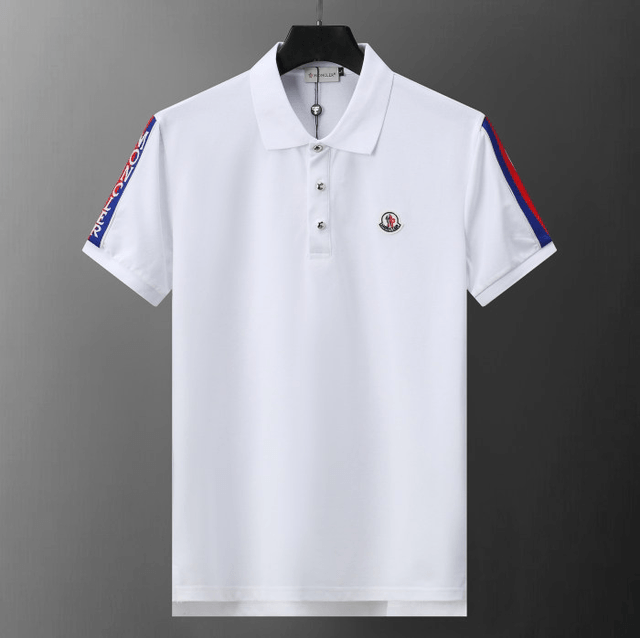 Polo MCLR d'été simple décontracté à manches courtes pour hommes 