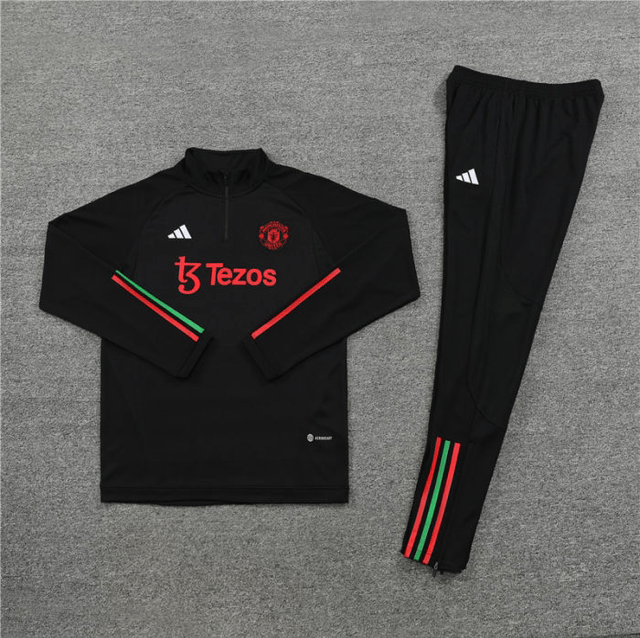 Adulte Manchester United F.C.2023-2024 Quick Dry Casual noir