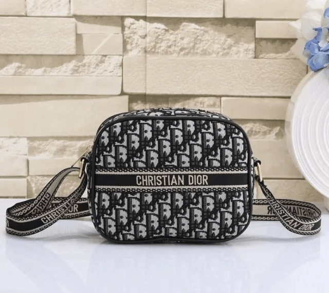 Sac DR à bandoulière en ruban imprimé brodé vintage mixte