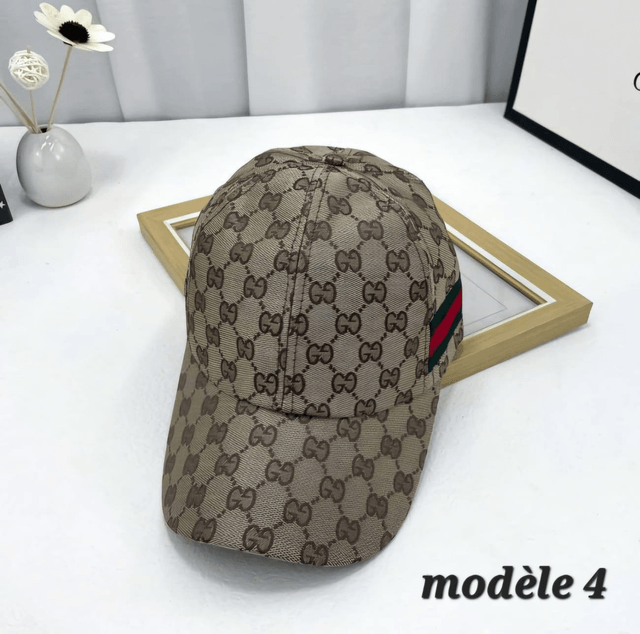 Casquette GG réglable en coton jacquard