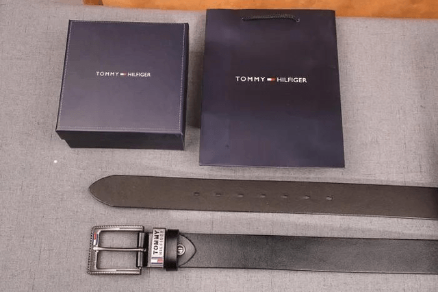 Ceinture TY HR en cuir avec boucle ardillon pour homme 120 cm