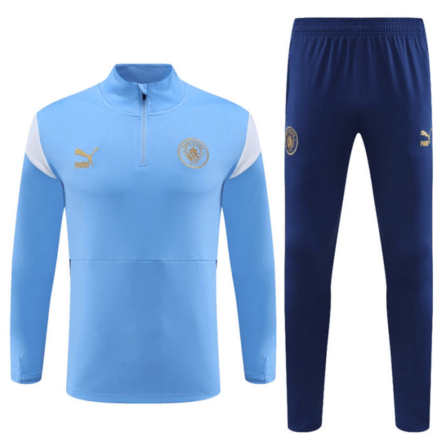 Adulte Manchester City F.C. 2023-2024 Quick Dry Casual bleu ciel 