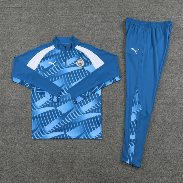 Adulte Manchester City F.C. 2023-2024 Quick Dry Casual bleu 