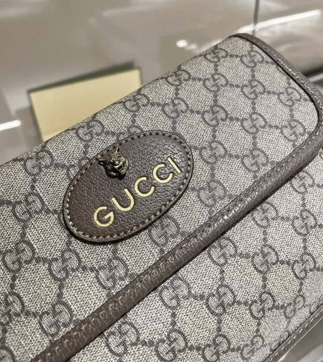 Sac GG messager en cuir de vache à impression complète Neo Vintage 