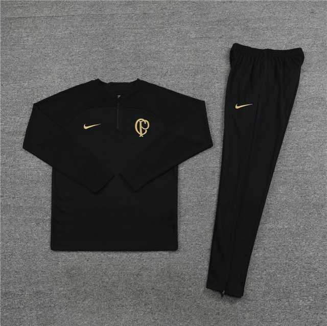 Adulte Sport Club Corinthians Paulista 2023-2024 Quick Dry Casual noir