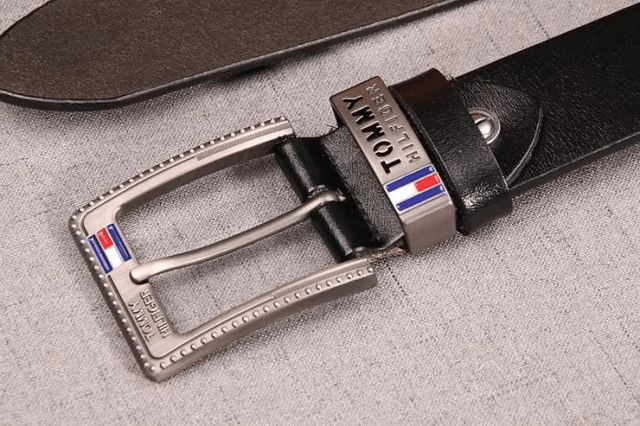 Ceinture TY HR en cuir avec boucle ardillon pour homme 120 cm
