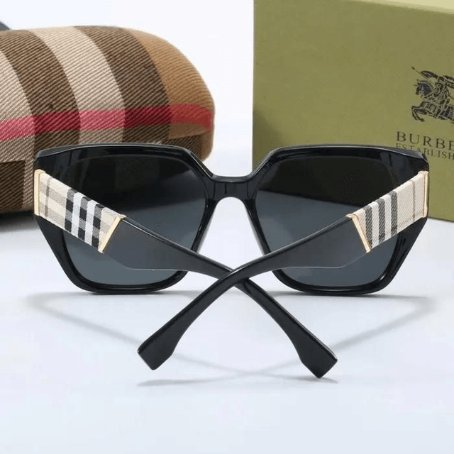 Lunette BBRY large monture rayée, verres dégradés fashion