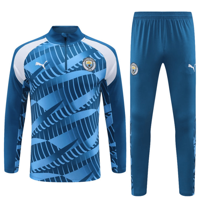 Adulte Manchester City F.C. 2023-2024 Quick Dry Casual bleu 