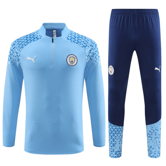 Adulte Manchester City F.C. 2023-2024 Quick Dry Casual bleu ciel 