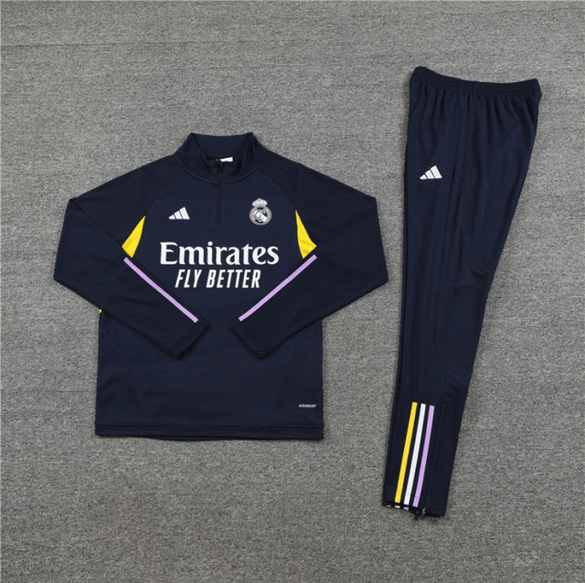 Adult Real Madrid CF 2023-2024 Quick Dry Casual bleu foncé 