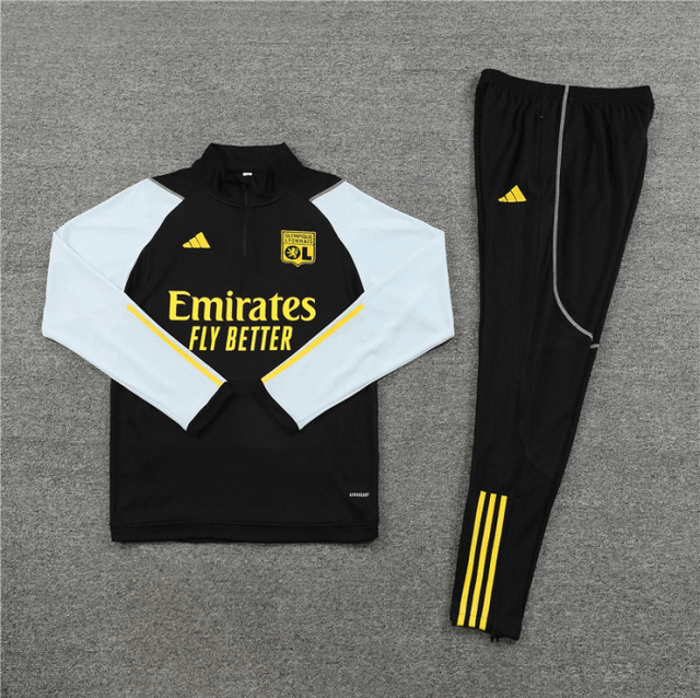 Adulte Olympique Lyonnais 2023-2024 Quick Dry Casual noir