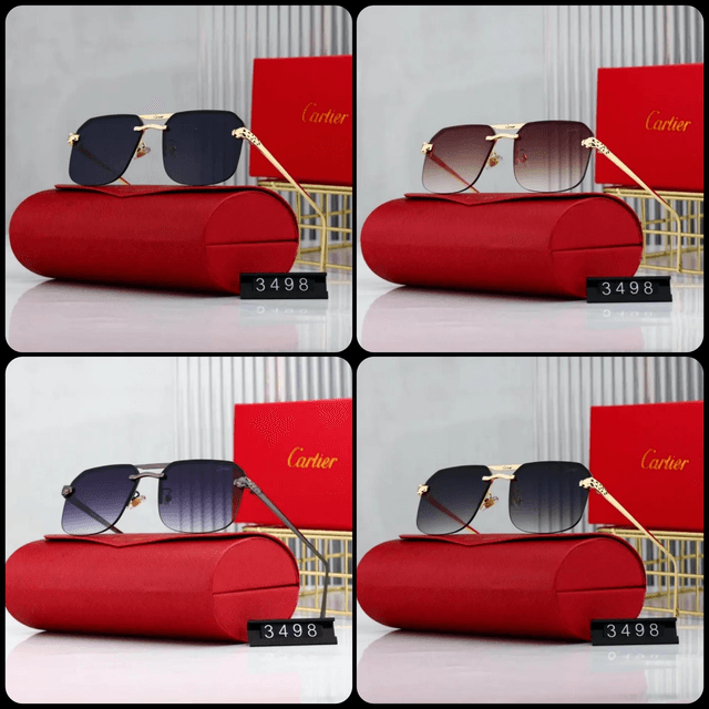 Lunette CRT motif panthère homme, design et luxe