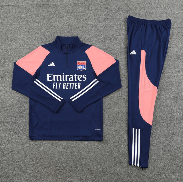 Adulte Olympique Lyonnais 2023-2024 Quick Dry Casual bleu
