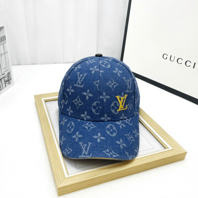 Casquette LS VN en denim réglable avec logo brodé 