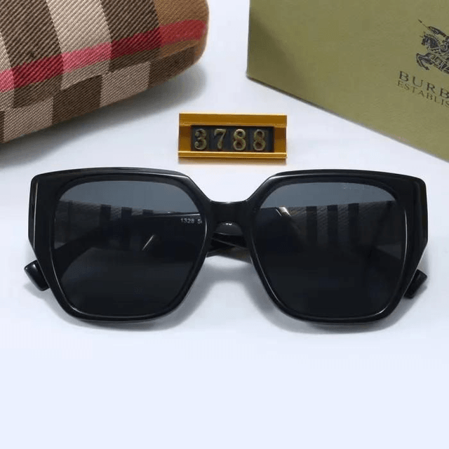 Lunette BBRY large monture rayée, verres dégradés fashion