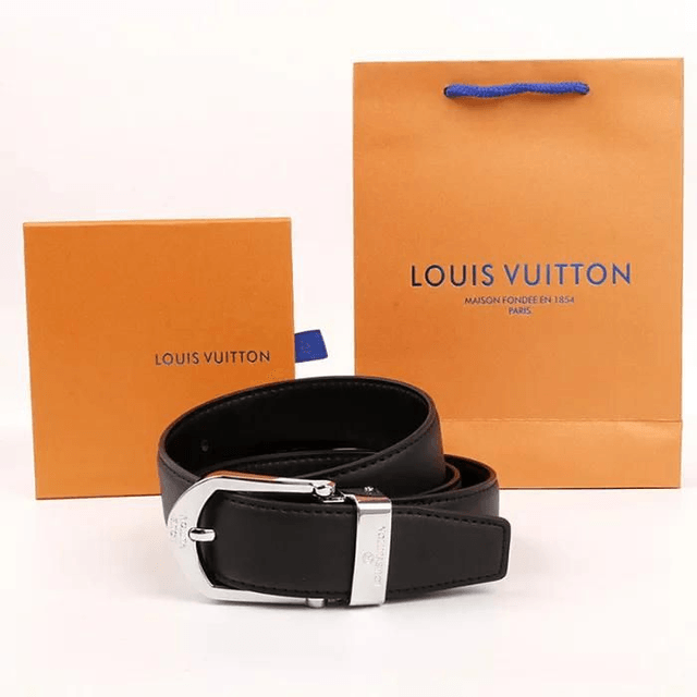 Ceinture LS VN pour femme avec boucle gravée 