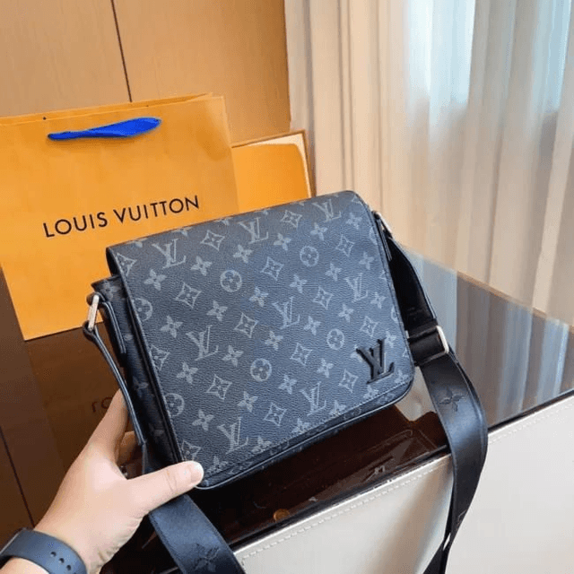 Sac LS VN à bandoulière pour homme tendance 25 x 20 cm