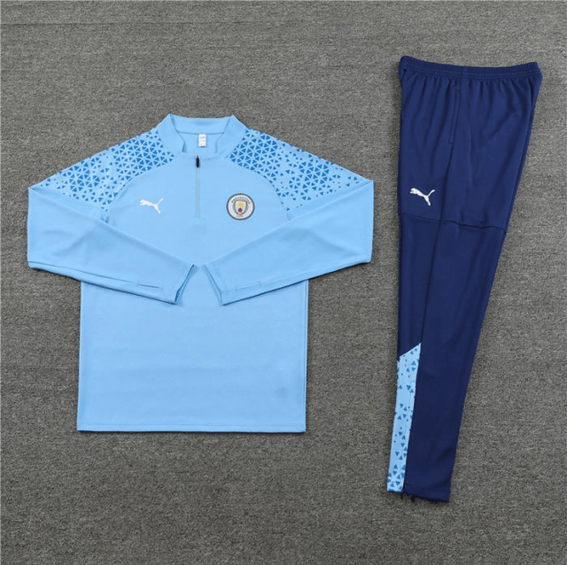 Adulte Manchester City F.C. 2023-2024 Quick Dry Casual bleu ciel 