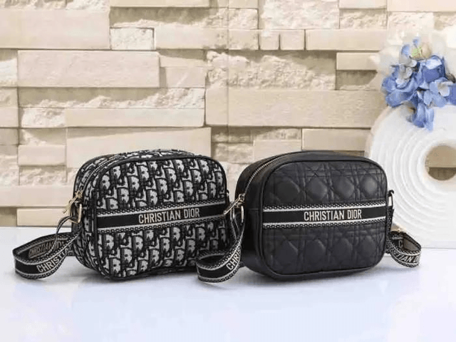 Sac DR à bandoulière en ruban imprimé brodé vintage mixte