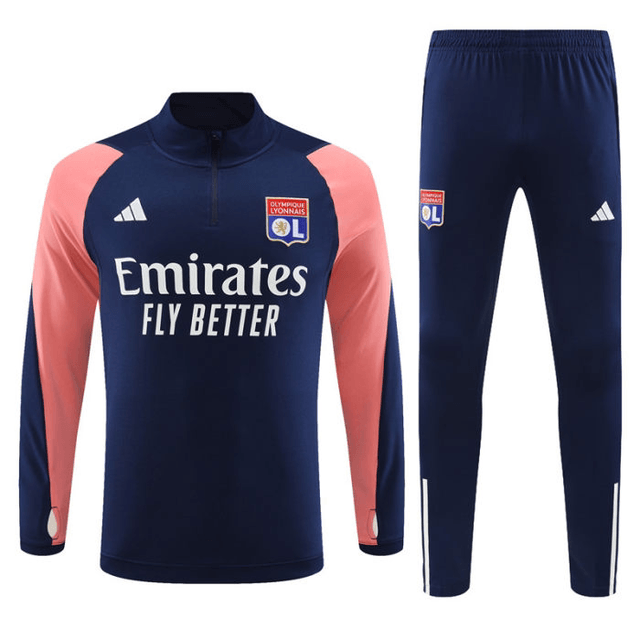 Adulte Olympique Lyonnais 2023-2024 Quick Dry Casual bleu