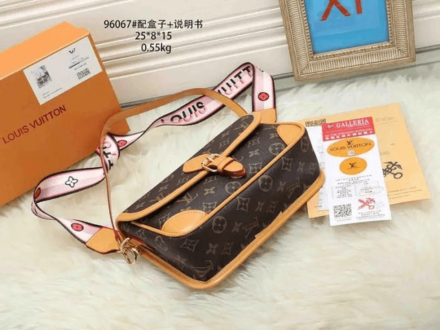 Sac LS VN à bandoulière Diane pour femme marron