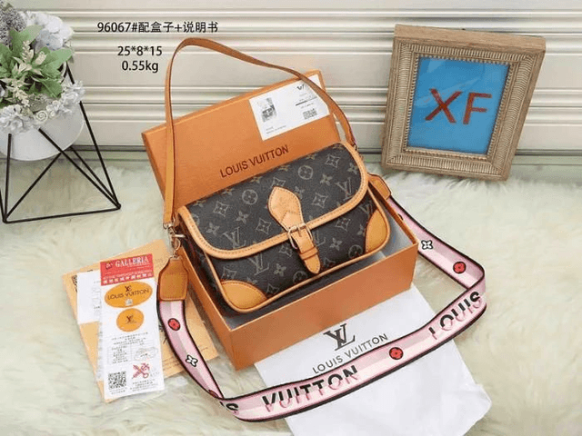 Sac LS VN à bandoulière Diane pour femme marron