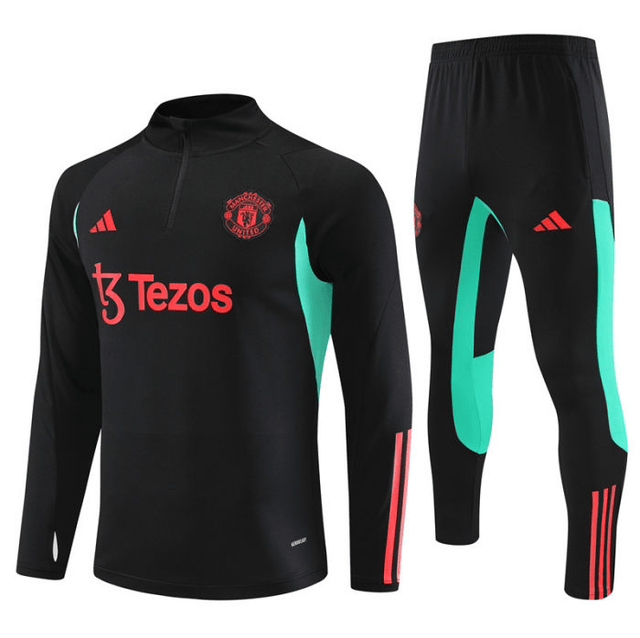Adulte Manchester United F.C.2023-2024 Quick Dry Casual noir