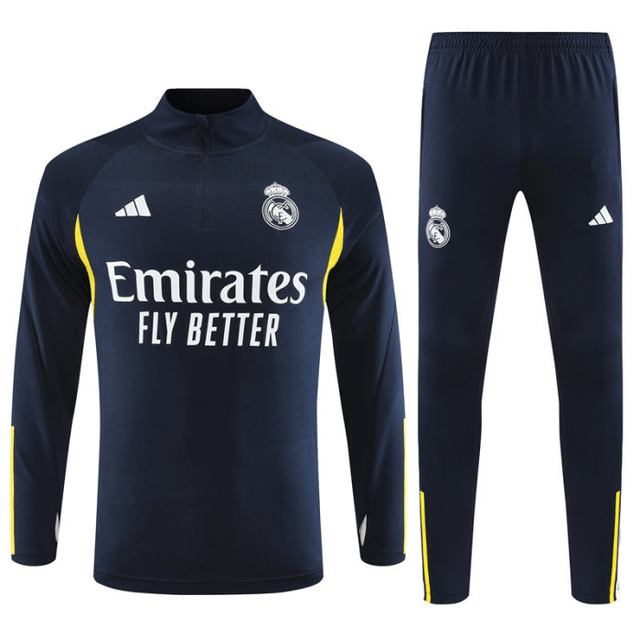 Adult Real Madrid CF 2023-2024 Quick Dry Casual bleu foncé 