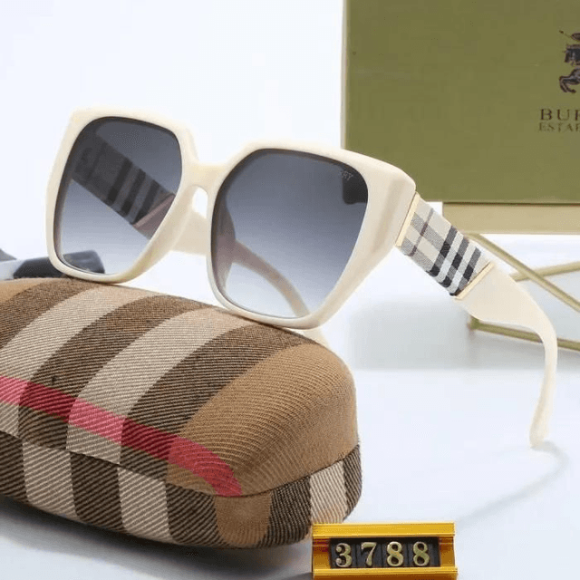 Lunette BBRY large monture rayée, verres dégradés fashion