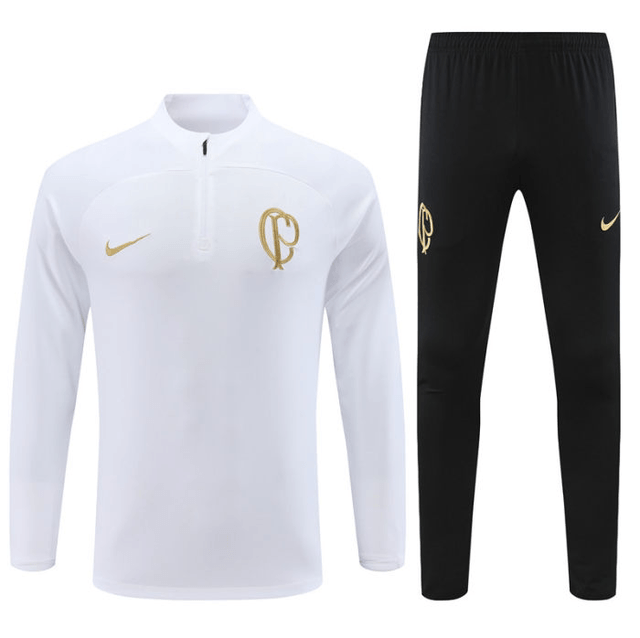 Adulte Sport Club Corinthians Paulista 2023-2024 Quick Dry Casual blanc