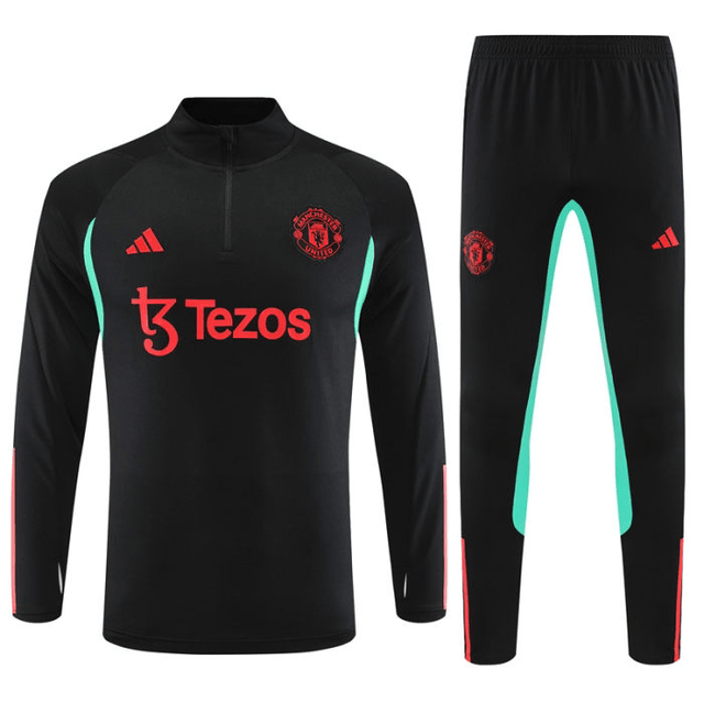 Adulte Manchester United F.C.2023-2024 Quick Dry Casual noir