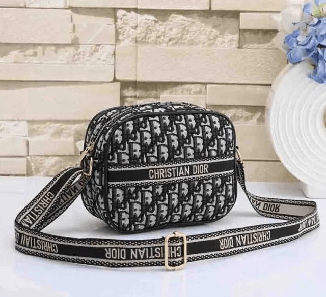 Sac DR à bandoulière en ruban imprimé brodé vintage mixte