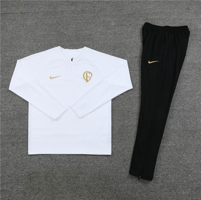 Adulte Sport Club Corinthians Paulista 2023-2024 Quick Dry Casual blanc