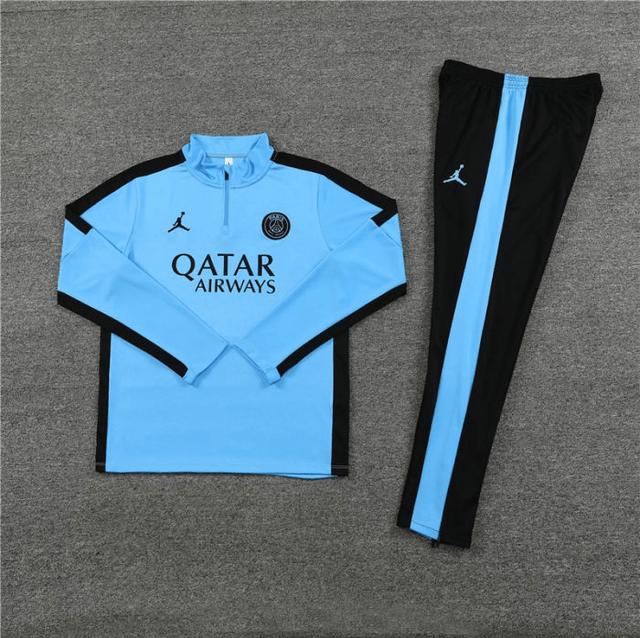 Adulte Paris Saint-Germain F.C.2023-2024 Quick Dry Casual bleu ciel