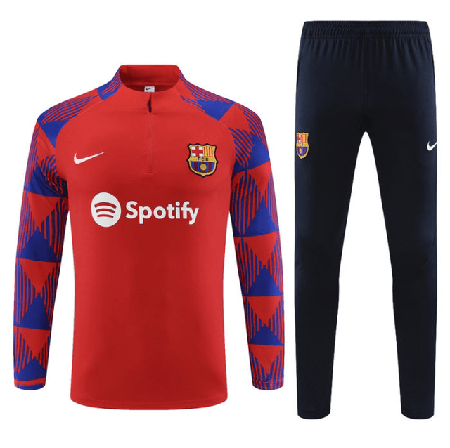 Adulte FC Barcelone 2023-2024 Quick Dry Casual rouge 