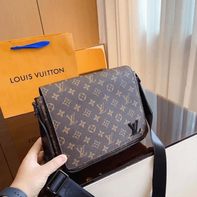 Sac LS VN à bandoulière pour homme tendance 25 x 20 cm