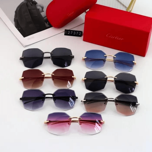 Lunette CRT forme diamant polygone pour femme, luxe et classe