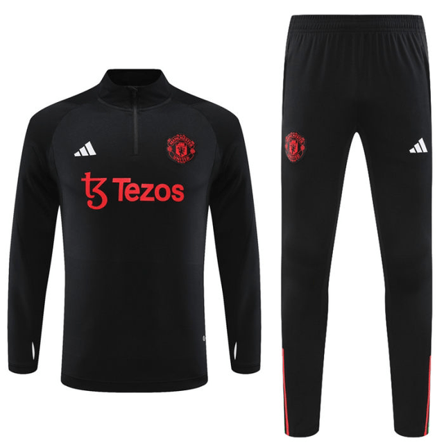 Adulte Manchester United F.C.2023-2024 Quick Dry Casual noir
