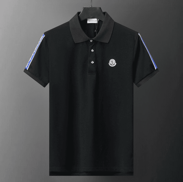 Polo MCLR à manches courtes décontracté simple pour hommes d&#039;été