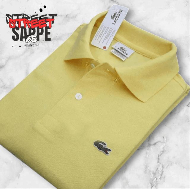 Polo LCST en coton à manches courtes Petit Pique original