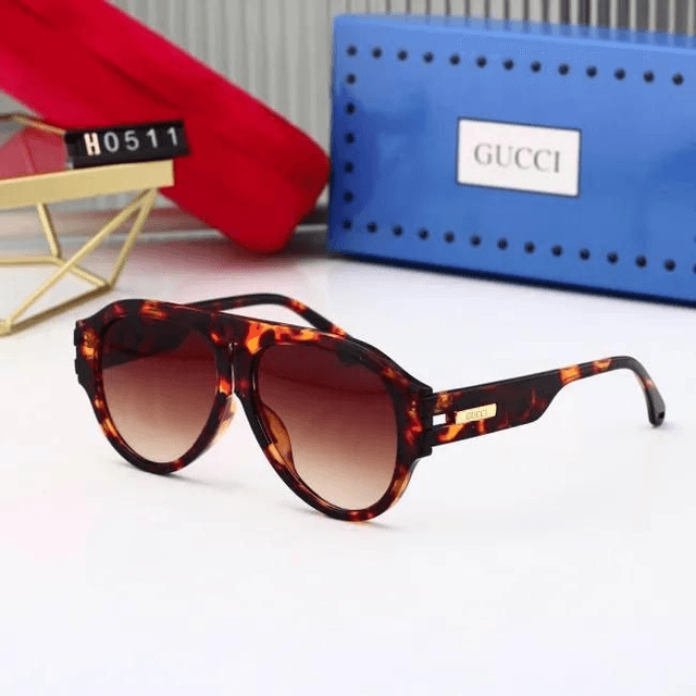 Lunette GG modèle aviateur large monture mixte