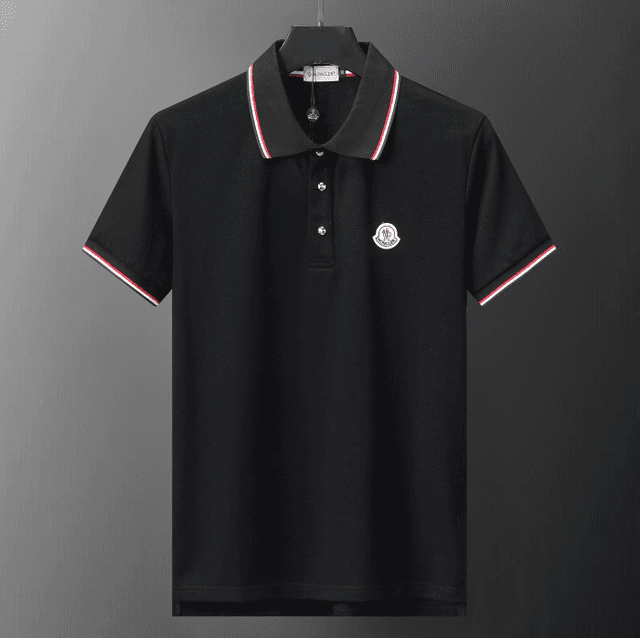 Polo MCLR d&#039;été pour hommes Simple décontracté à manches courtes 